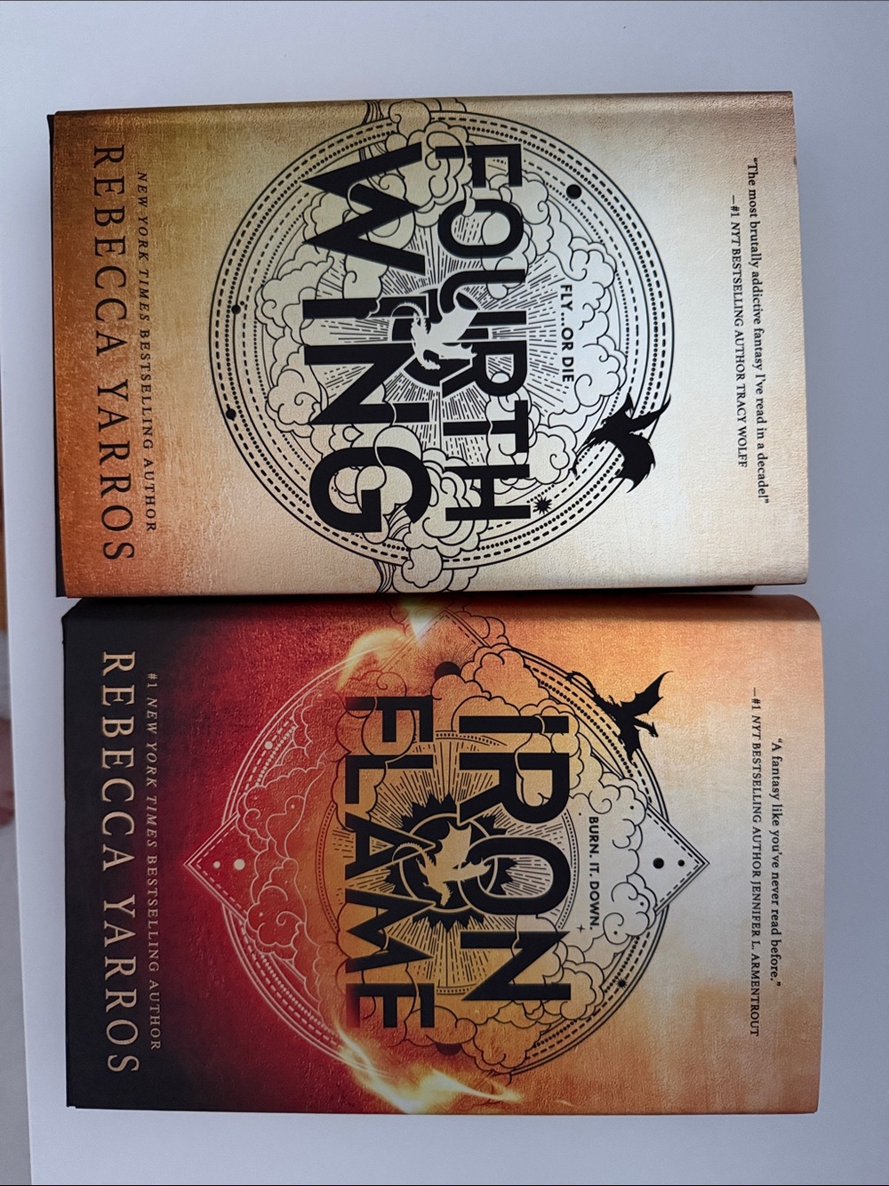 Fourth Wing & Iron Flame by Rebecca Yarros